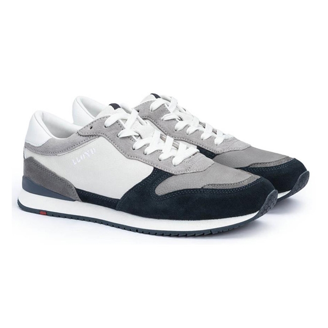 Lækker sneaker i farverne navy, grå & hvid fra Lloyd
