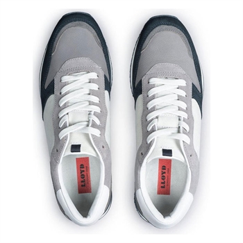 Lækker sneaker i farverne navy, grå & hvid fra Lloyd