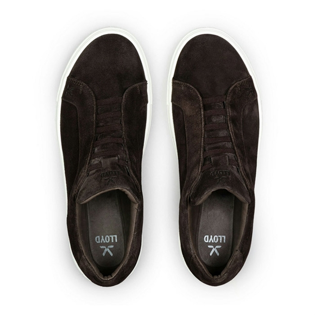 Smart ruskinds sneaker i brun fra Lloyd