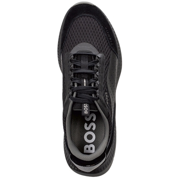Stilfuld BOSS Sneaker i Farven Sort