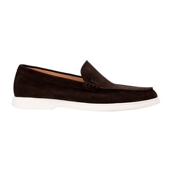 Lækker brun suede loafer Fra BOSS.