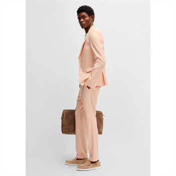 Lækker beige suede loafer Fra BOSS.