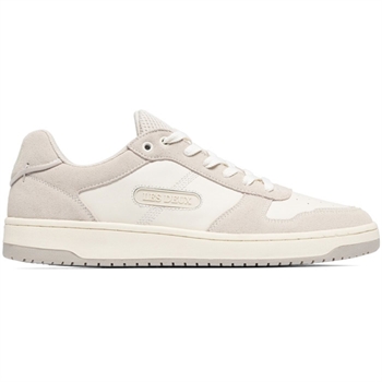 Basket Sneaker fra Les Deux i hvid med suede detaljer.