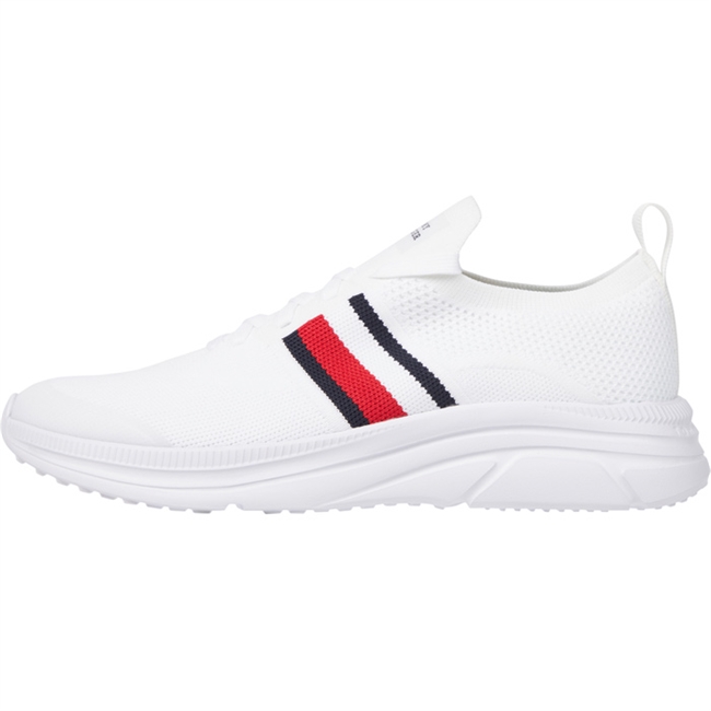 Lette og Behagelige Hvide Runner Sneaker fra Tommy Hilfiger.