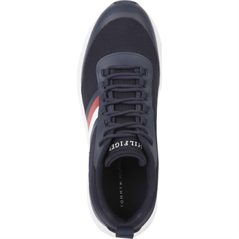 Klassisk og smart Sneaker i blå fra Tommy Hilfiger.