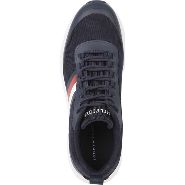 Klassisk og smart Sneaker i blå fra Tommy Hilfiger.