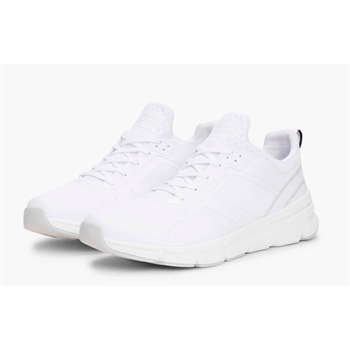 Smart hvid runner sneaker med logo fra Tommy Hilfiger.