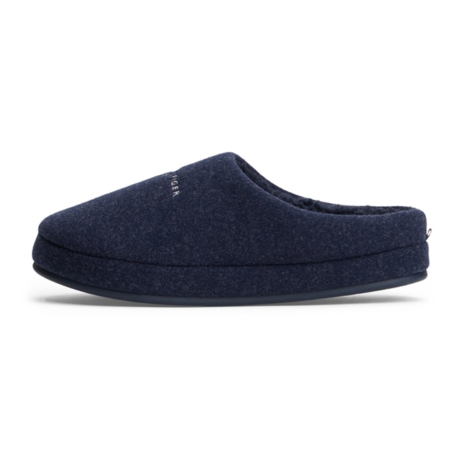 Behagelige slip-on hjemmesko i blå fra BOSS