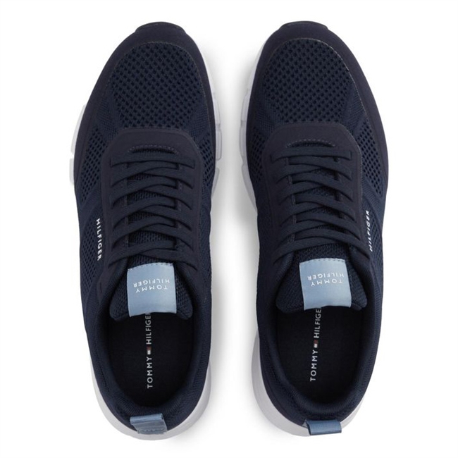 Tommy Hilfiger Light Fitted Runner Navy Blå