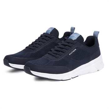 Tommy Hilfiger Light Fitted Runner Navy Blå
