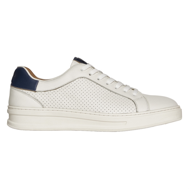Hvide Læder Sneakers m/ Kontrask fra TGA by Ahler