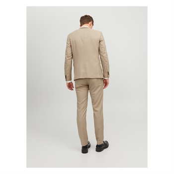 Moderne blazer i lys sandfarve fra Jack & Jones