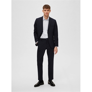 Klassisk Navy Blazer med stræk fra Selected