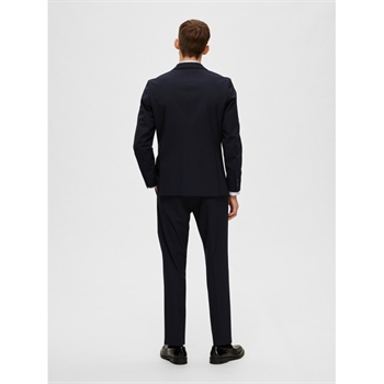 Klassisk Navy Blazer med stræk fra Selected