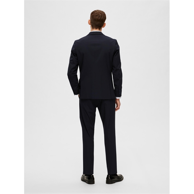 Klassisk Navy Blazer med stræk fra Selected