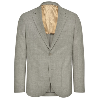 Flot beige blazer med hør fra Matinique.