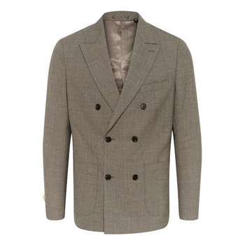 Flot og stilren blazer i brun fra Matinique