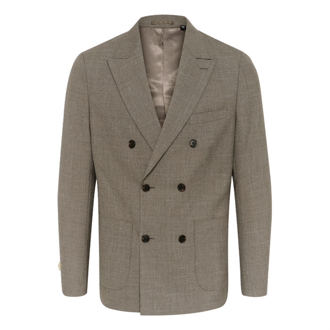 Flot og stilren blazer i brun fra Matinique