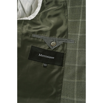 Flot check blazer i grøn fra Matinique