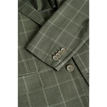 Flot check blazer i grøn fra Matinique