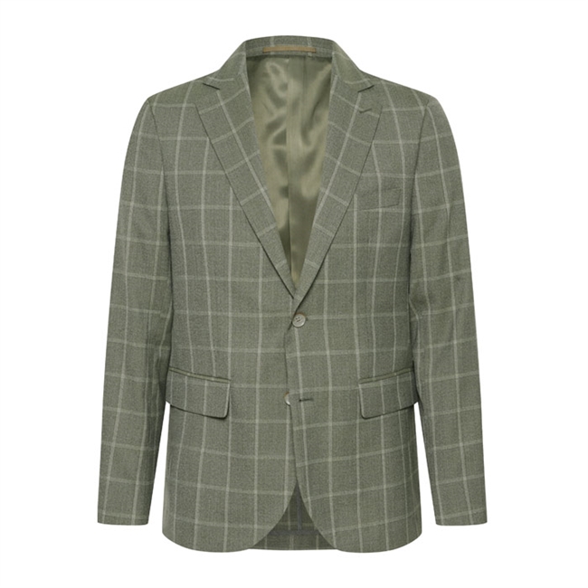 Flot check blazer i grøn fra Matinique