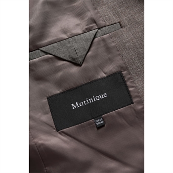 Flot og stilren blazer i brun fra Matinique