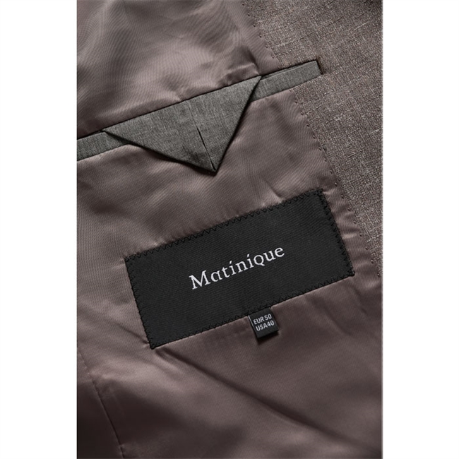 Flot og stilren blazer i brun fra Matinique