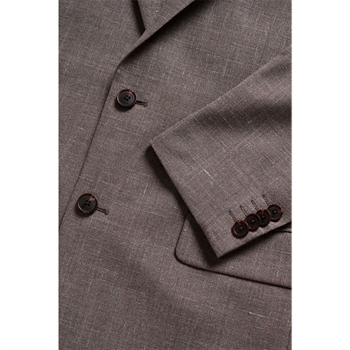 Flot og stilren blazer i brun fra Matinique