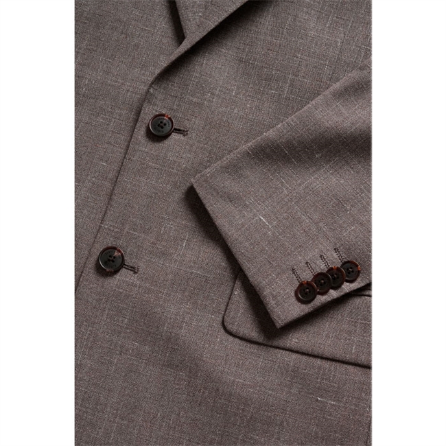 Flot og stilren blazer i brun fra Matinique