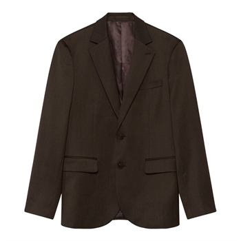 Klassisk pæn blazer i mørkebrun fra Matinique
