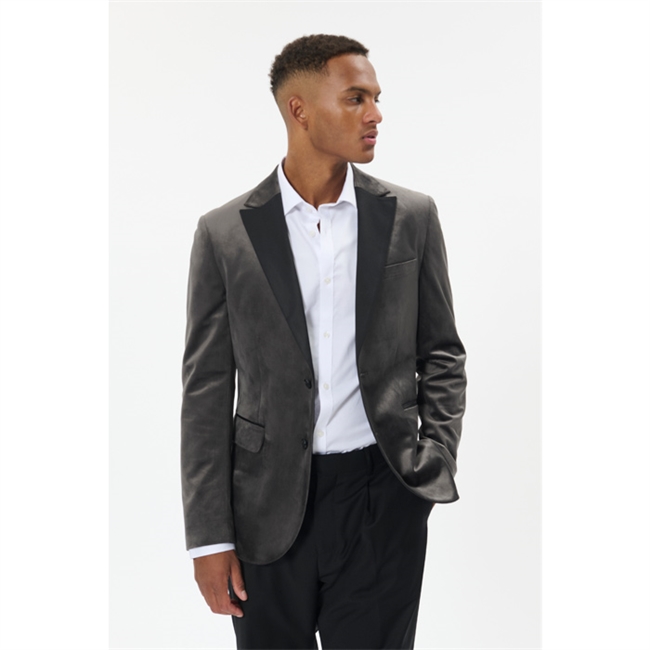 Moderne og smart blazer i grå fra Matinique