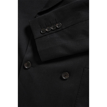 Moderne og pæn dobbeltradede blazer i sort fra Matinique