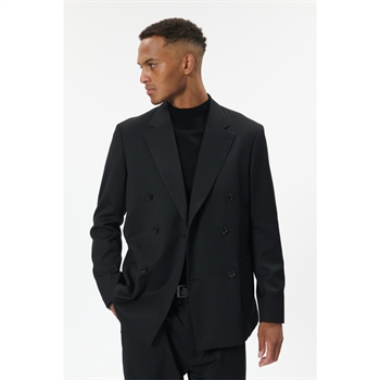 Moderne og pæn dobbeltradede blazer i sort fra Matinique