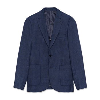 Stilren struktureret blazer i navy fra Matinique