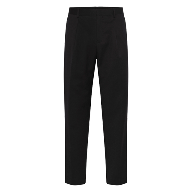 Moderne pleat bukser i sort fra Matinique