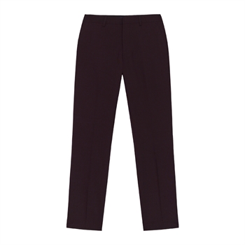 Moderne pleat bukser i bordeaux fra Matinique