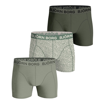 Smart 3-pak underbukser fra Björn Borg i grønne farver.
