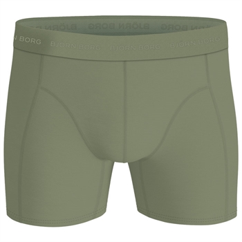 3-pak boxer brief fra Björn Borg i grønne og orange farver.