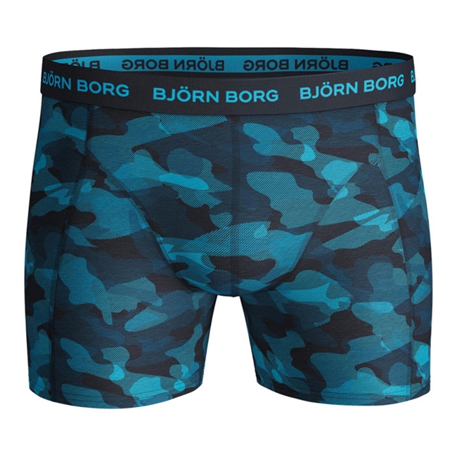 Björn Borg Cotton Stretch 3-Pak Boxer Underbukser Blå Mix