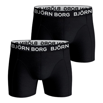 2-pak klassiske boxer underbukser i sort fra Björn Borg