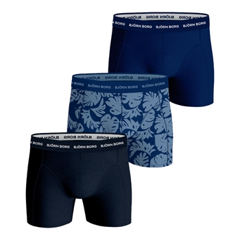 Björn Borg 3-Pack Boxer Cotton Stretch Underbukser 3x Blå