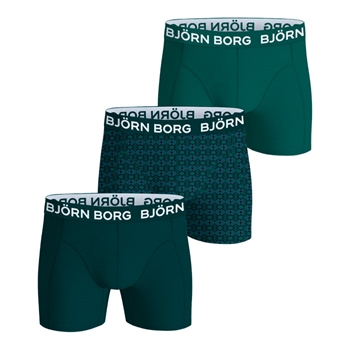 Björn Borg 3-Pack Boxer Cotton Stretch Underbukser 3x Grøn