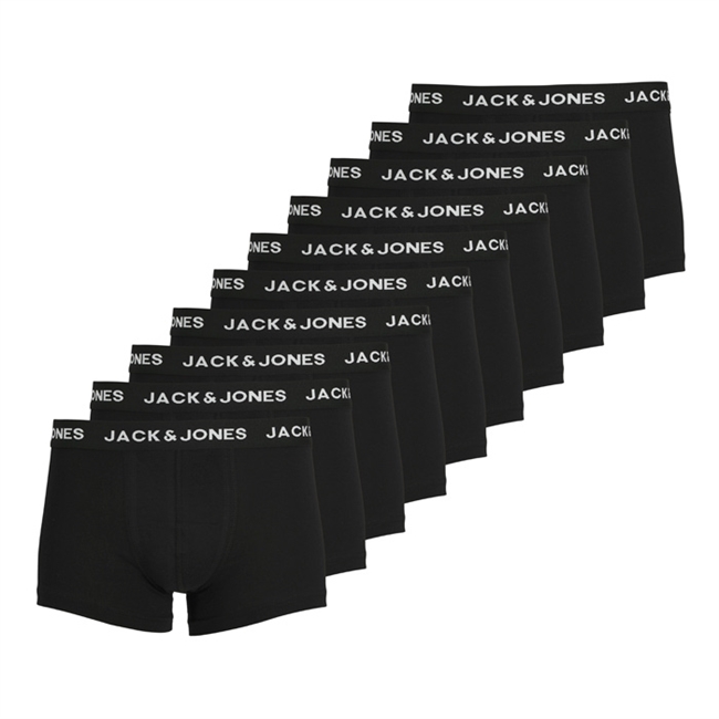 10-Pak fra Jack & Jones i klassisk sort