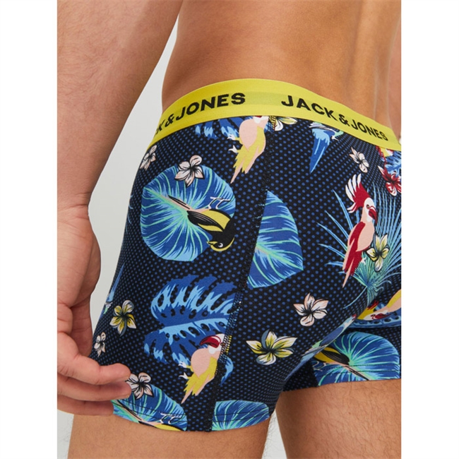 3-Pak Trunks fra Jack & Jones i Blomster Design.