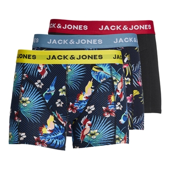 3-Pak Trunks fra Jack & Jones i Blomster Design.