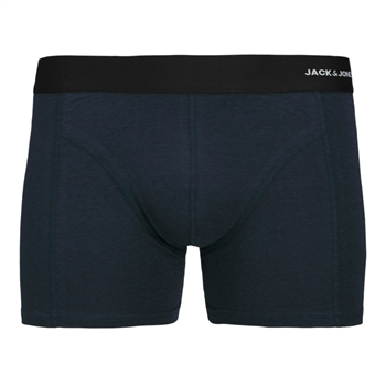 3-pak trunks i grå og blå fra Jack & Jones.