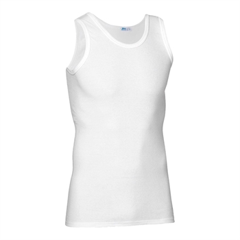 Behagelig hvid singlet - undertrøje fra JBS