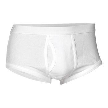 Behagelig hvid underbuks - trusse m/ gylp fra JBS