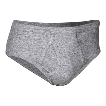 Behagelig grå underbuks - trusse m/ gylp fra JBS