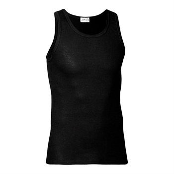 Behagelig sort singlet - undertrøje fra JBS